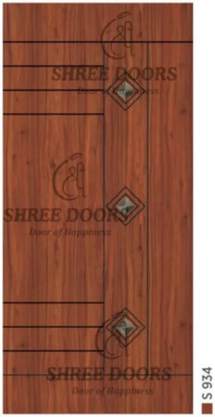Eco Shine Gubbi Laminated Doors Door - Model CP 1004