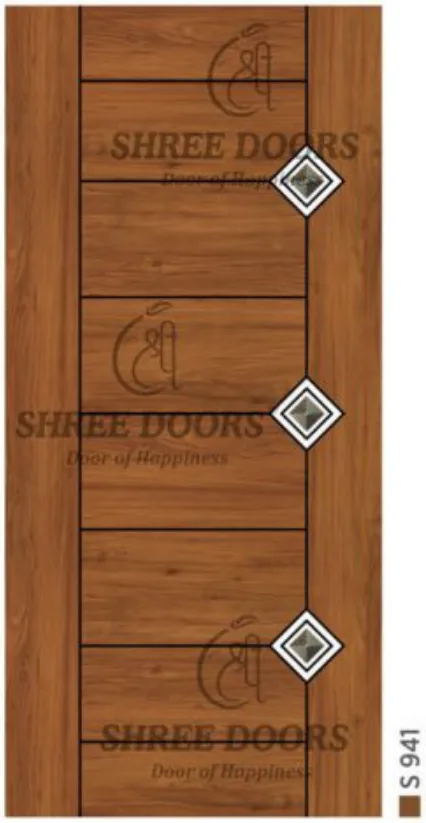 Eco Shine Gubbi Laminated Doors Door - Model CP 1010