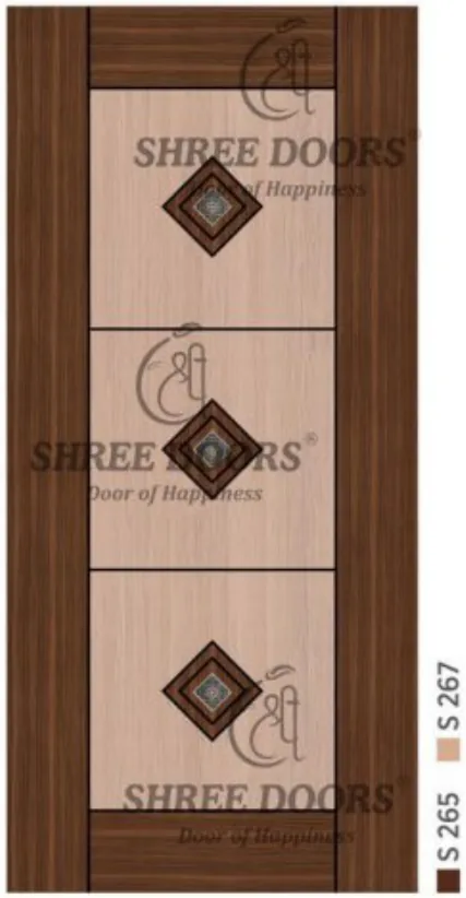 Eco Shine Gubbi Laminated Doors Door - Model CP 1011