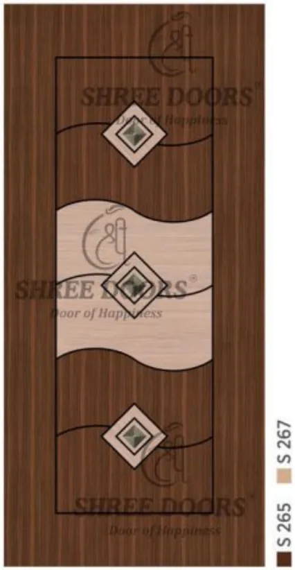Eco Shine Gubbi Laminated Doors Door - Model CP 1012