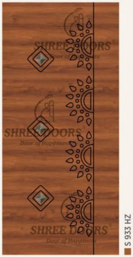 Eco Shine Gubbi Laminated Doors Door - Model CP 1016