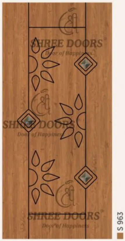 Eco Shine Gubbi Laminated Doors Door - Model CP 1017