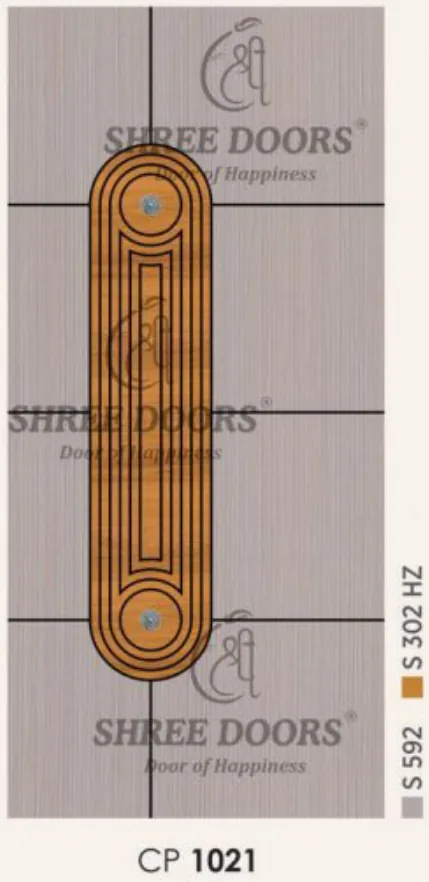 Eco Shine Gubbi Laminated Doors Door - Model CP 1021
