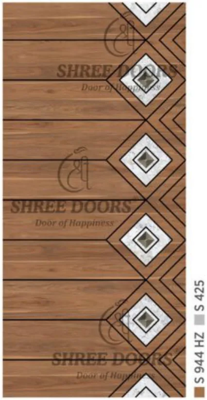 Eco Shine Gubbi Laminated Doors Door - Model CP 1023