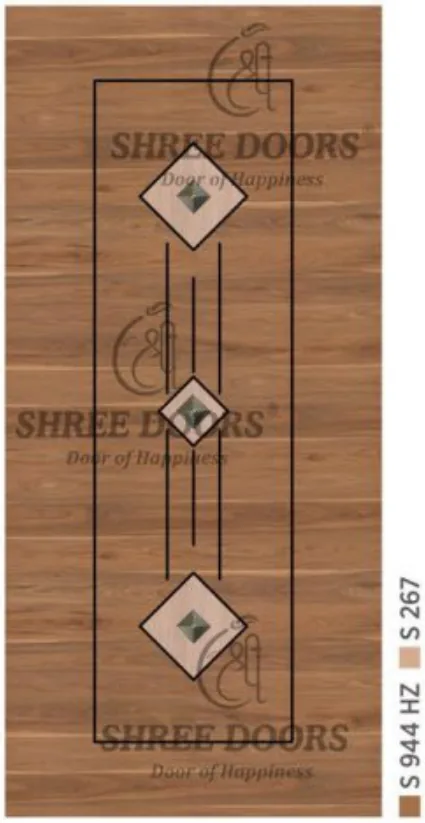 Eco Shine Gubbi Laminated Doors Door - Model CP 1024