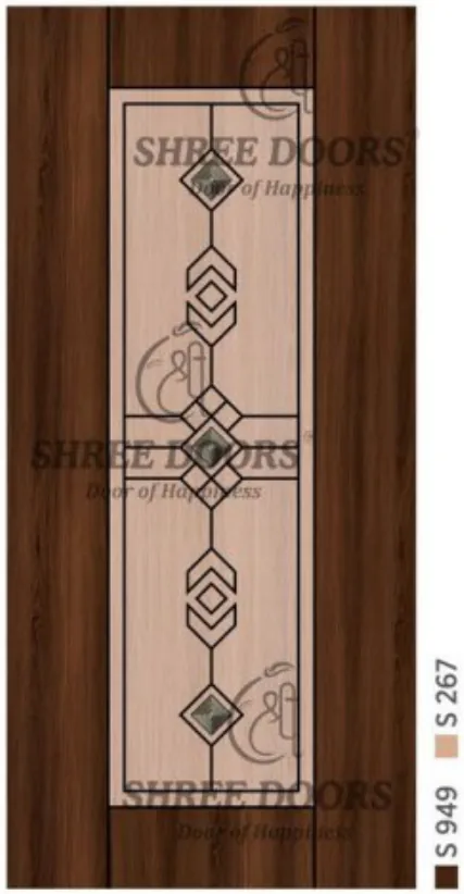 Eco Shine Gubbi Laminated Doors Door - Model CP 1025