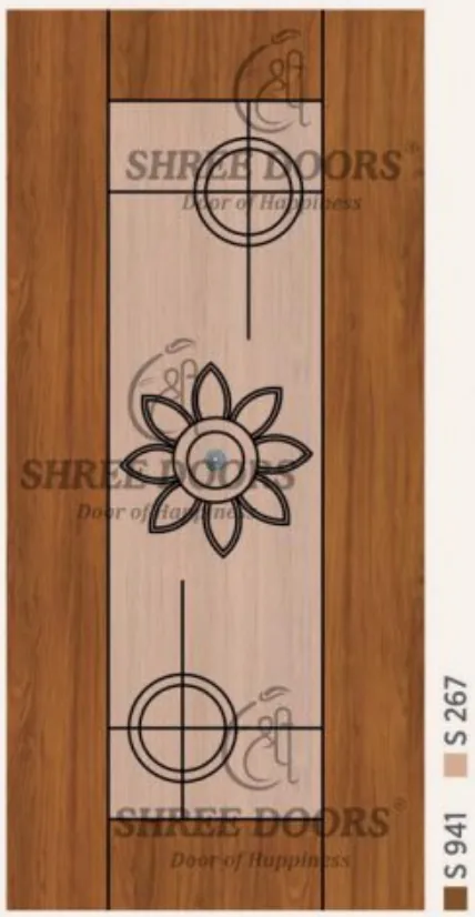 Eco Shine Gubbi Laminated Doors Door - Model CP 1028