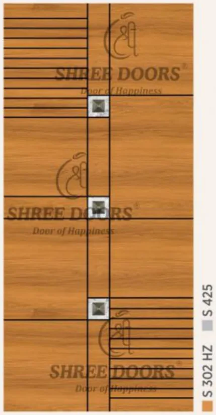 Eco Shine Gubbi Laminated Doors Door - Model CP 1029