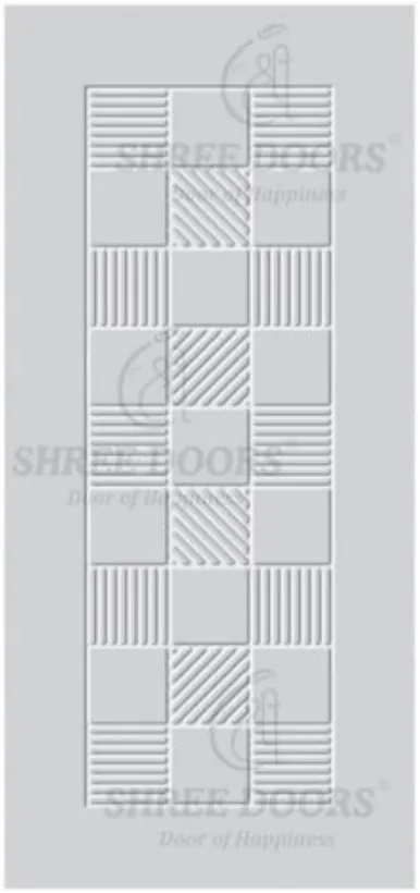 Eco Shine HMR Primer Coated Doors Door - Model SHPC 408*