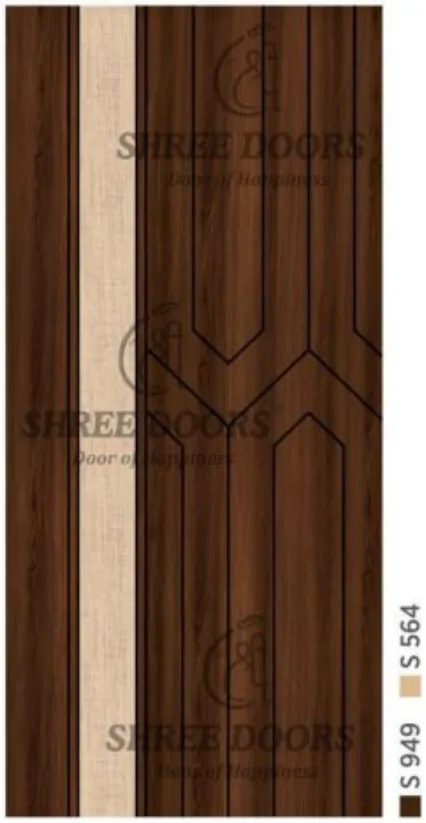 Eco Shine Jute Laminated Doors Door - Model CPJ 152
