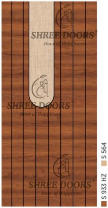 Eco Shine Jute Laminated Doors Door - Model CPJ 154