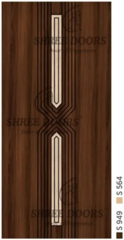 Eco Shine Jute Laminated Doors Door - Model CPJ 155