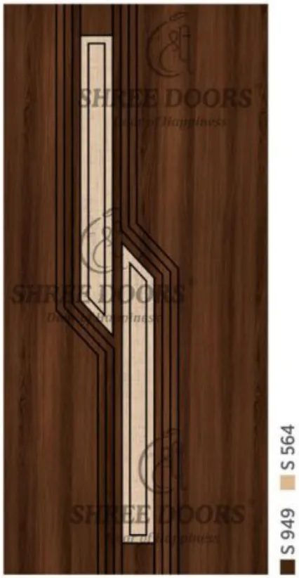 Eco Shine Jute Laminated Doors Door - Model CPJ 156