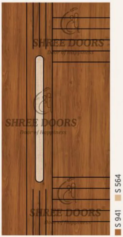 Eco Shine Jute Laminated Doors Door - Model CPJ 157