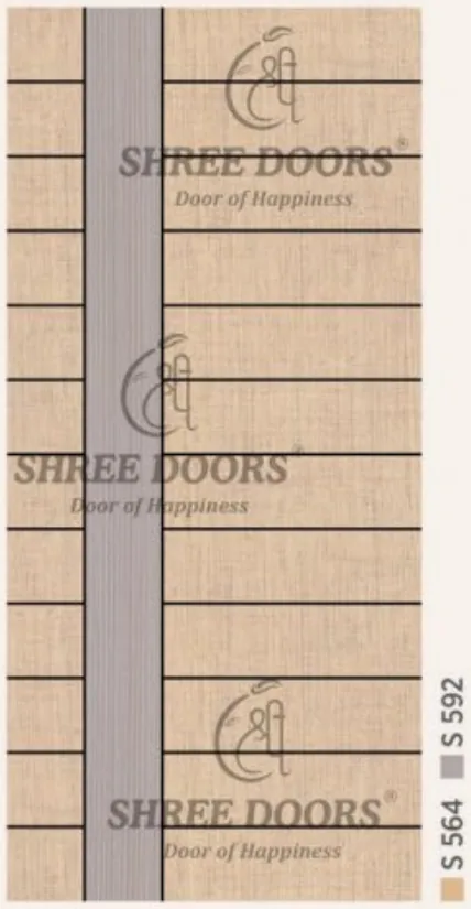 Eco Shine Jute Laminated Doors Door - Model CPJ 158