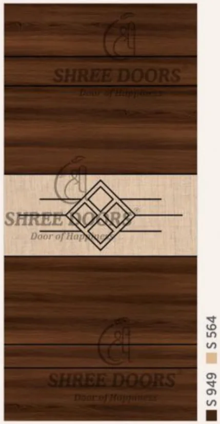 Eco Shine Jute Laminated Doors Door - Model CPJ 159