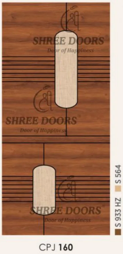 Eco Shine Jute Laminated Doors Door - Model CPJ 160