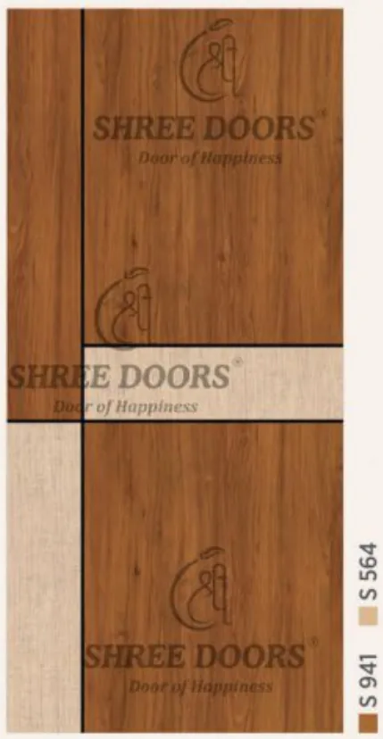 Eco Shine Jute Laminated Doors Door - Model CPJ 162
