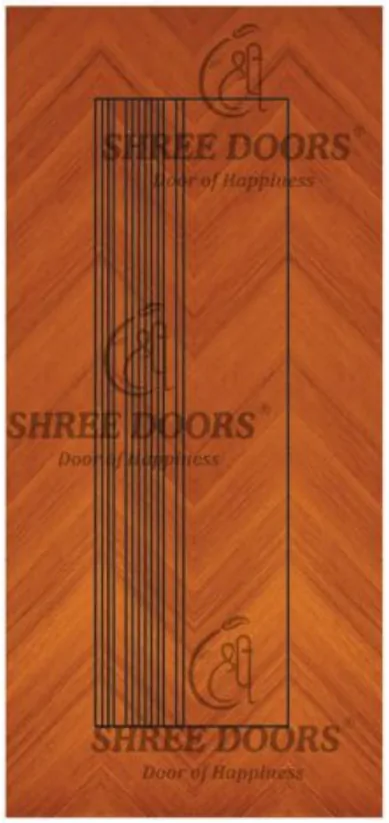 Eco Shine Korian PVC Doors Door - Model SKP 03