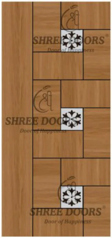 Eco Shine Korian PVC Doors Door - Model SKP 04
