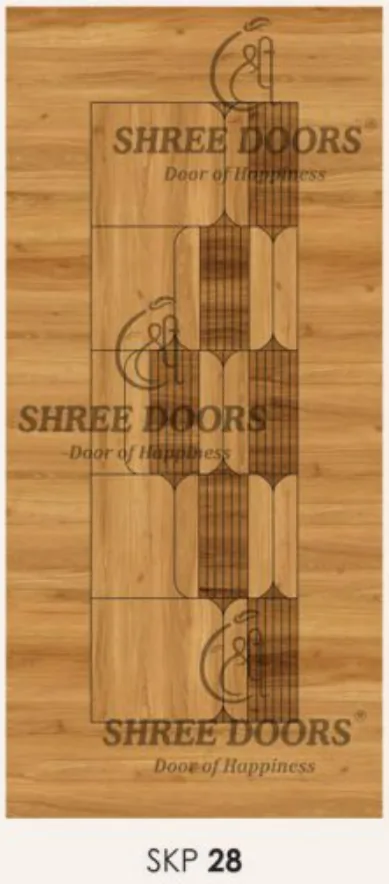 Eco Shine Korian PVC Doors Door - Model SKP 28