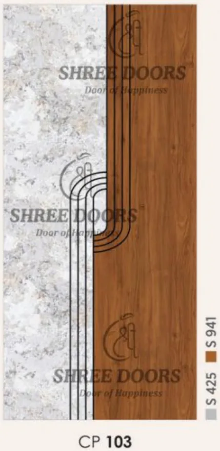 Eco Shine Laminated Doors Door - Model CP 103
