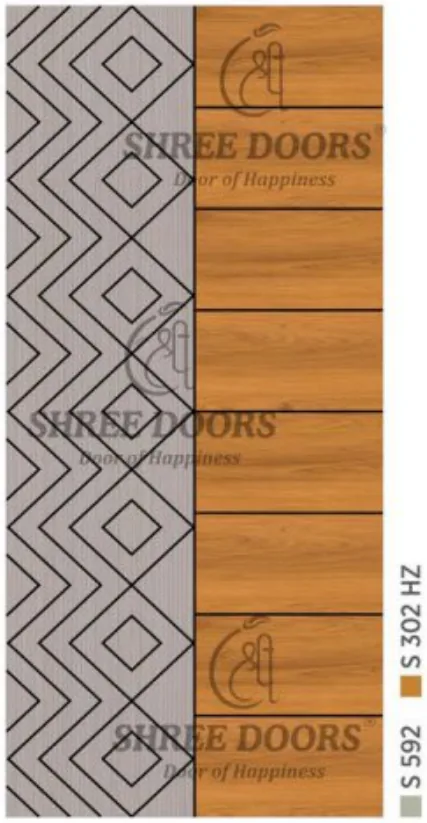 Eco Shine Laminated Doors Door - Model CP 106