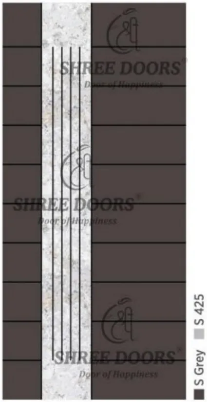 Eco Shine Laminated Doors Door - Model CP 109