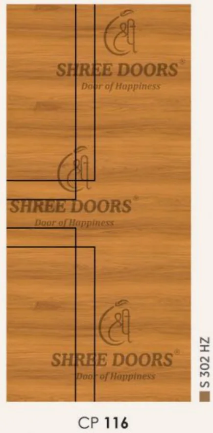 Eco Shine Laminated Doors Door - Model CP 116