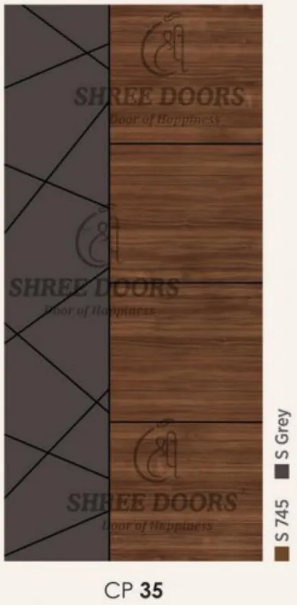 Eco Shine Laminated Doors Door - Model CP 35