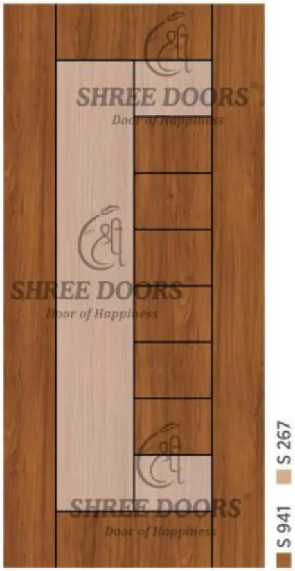 Eco Shine Laminated Doors Door - Model CP 48