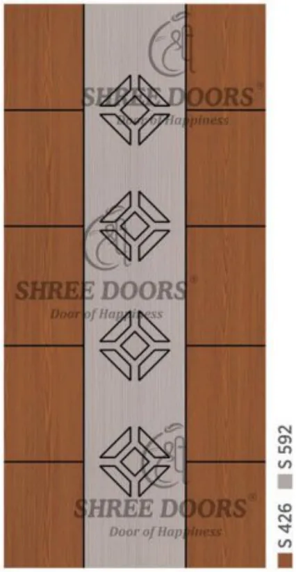 Eco Shine Laminated Doors Door - Model CP 74