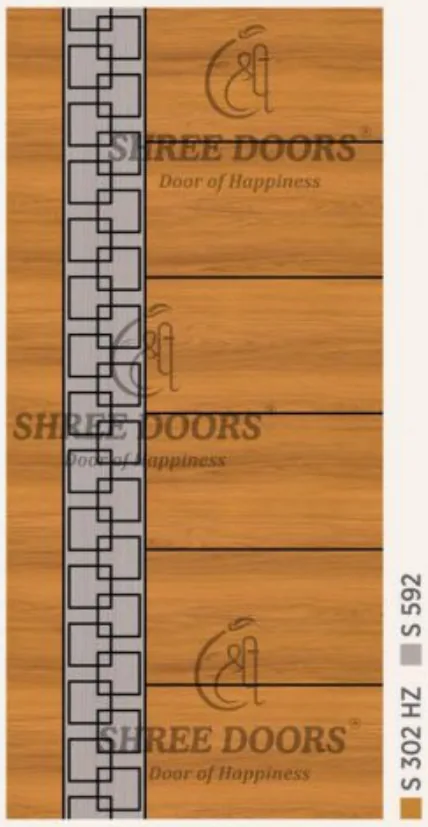 Eco Shine Laminated Doors Door - Model CP 77
