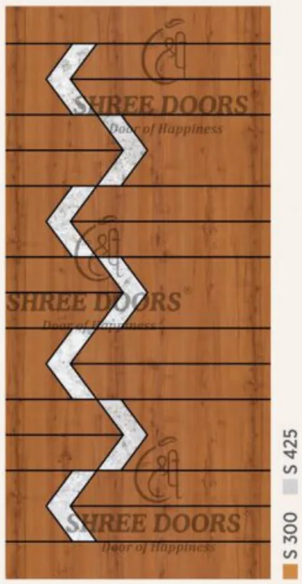 Eco Shine Laminated Doors Door - Model CP 78