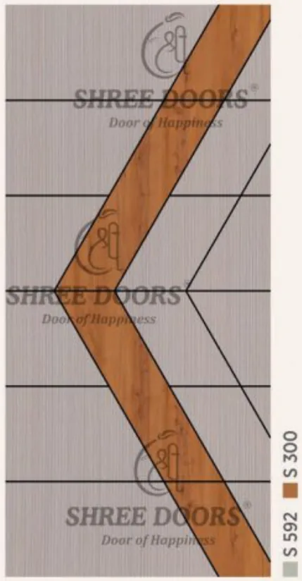 Eco Shine Laminated Doors Door - Model CP 93