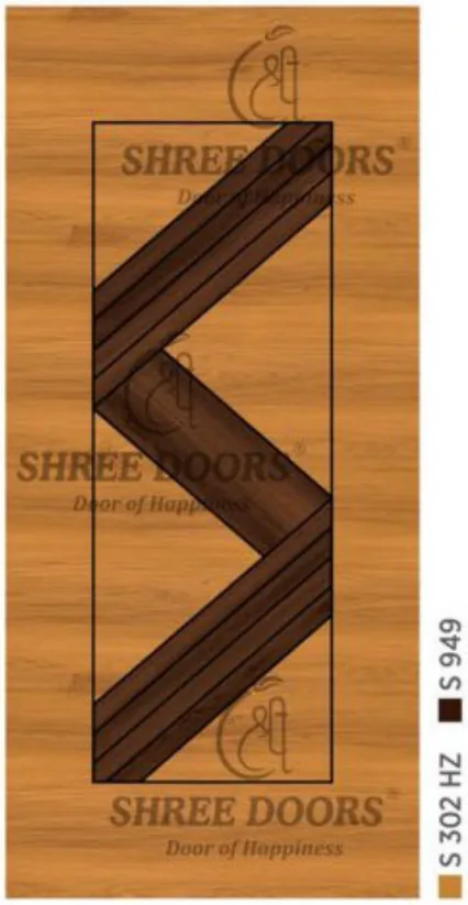 Eco Shine Laminated Doors Door - Model CP 96