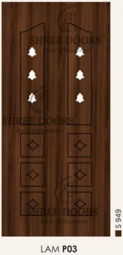 Eco Shine Laminated Doors Door - Model LAM P03