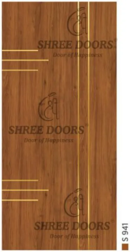 Eco Shine Laminated Gold Patti Doors preview