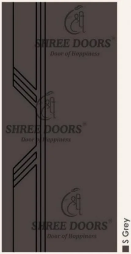 Eco Shine Laminated Groove Doors Door - Model SLG 046