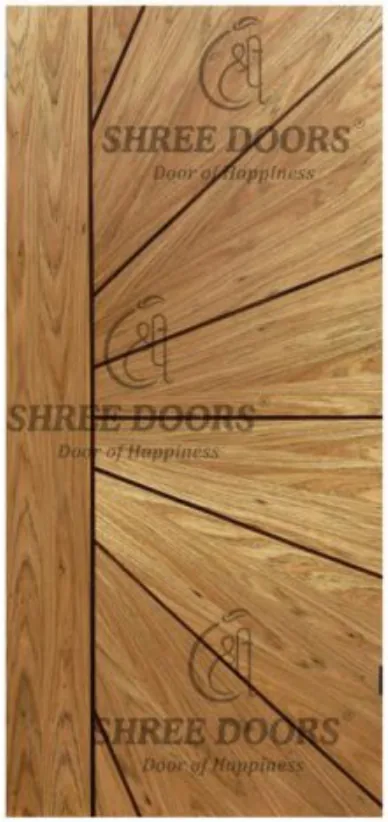Eco Shine Luxur Veneer Door Door - Model LX 8**