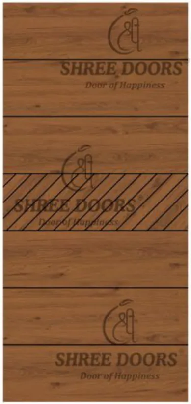 Eco Shine Premium Laminated Doors Door - Model DG 1028