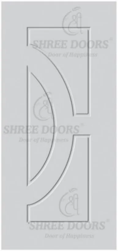 Eco Shine Solid Primer Coated Doors Door - Model SPC 302