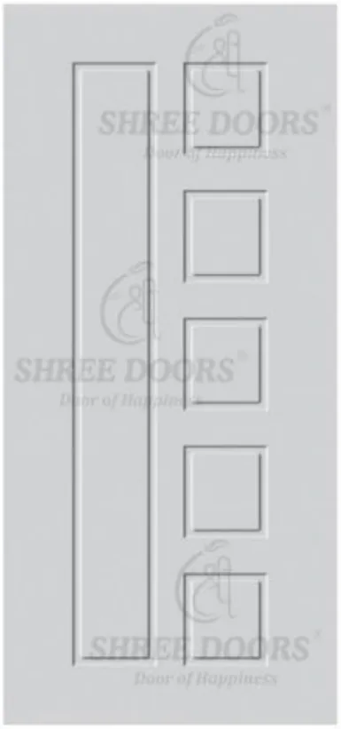 Eco Shine Solid Primer Coated Doors Door - Model SPC 306