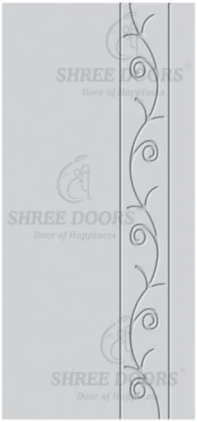 Eco Shine Solid Primer Coated Doors Door - Model SPC 314