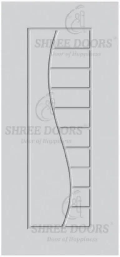 Eco Shine Solid Primer Coated Doors Door - Model SPC 325