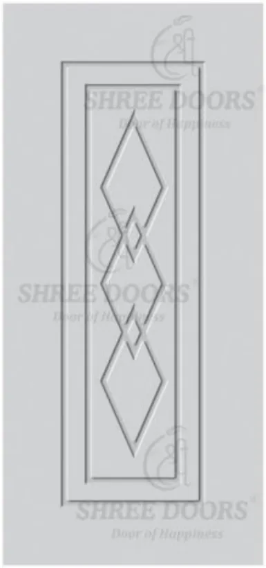 Eco Shine Solid Primer Coated Doors Door - Model SPC 346