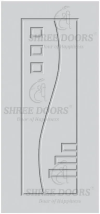 Eco Shine Solid Primer Coated Doors Door - Model SPC 349