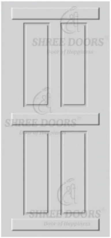 Eco Shine Solid Primer Coated Doors Door - Model SPC 356
