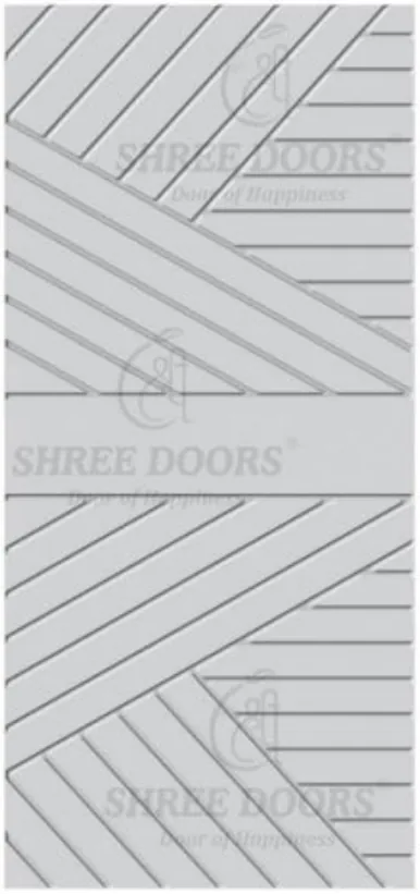 Eco Shine Solid Primer Coated Doors Door - Model SPC 357