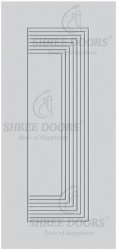 Eco Shine Solid Primer Coated Doors Door - Model SPC 366